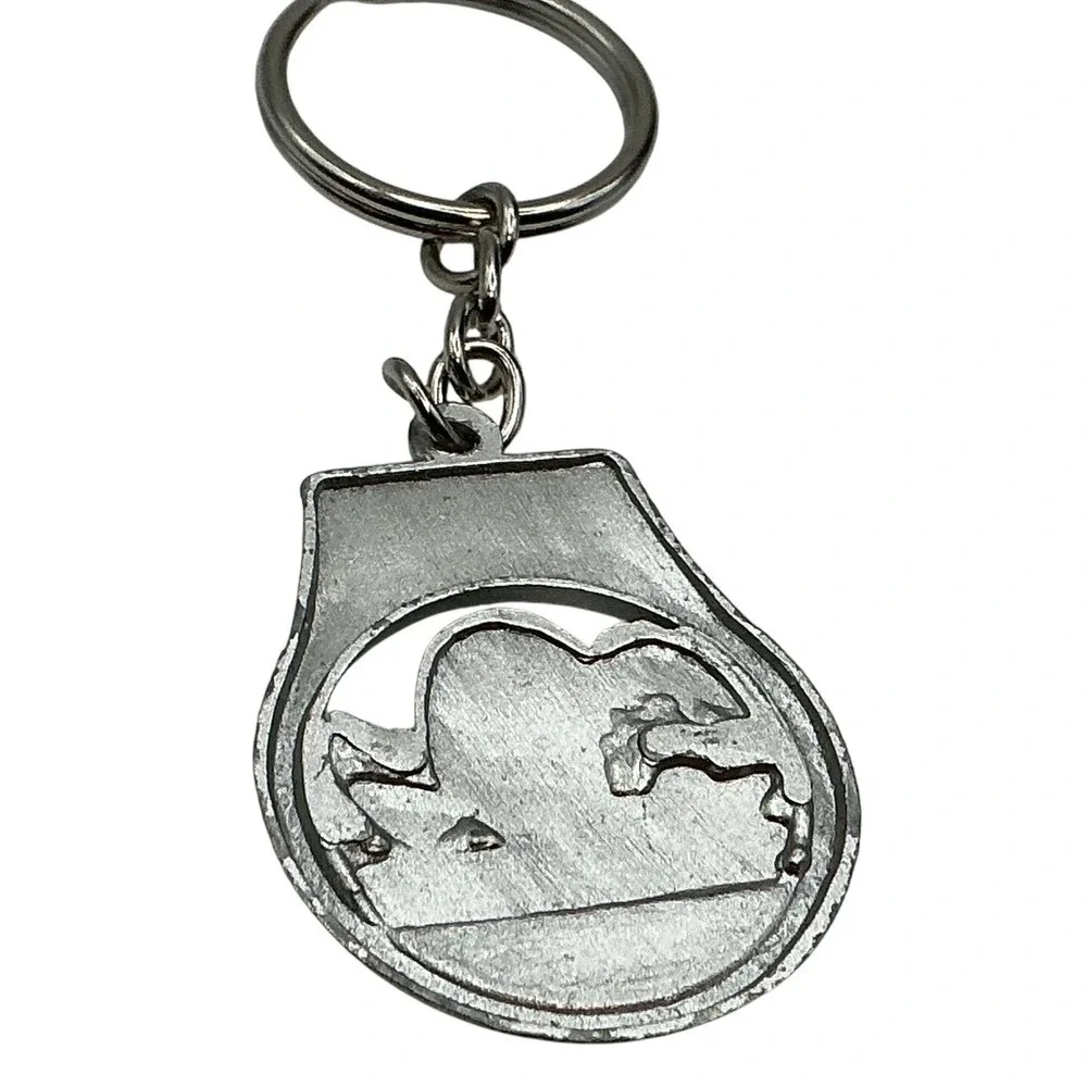Penang Souvenir‎ Keychain Malaysia Travel Komtar Tower Building Glitter Charm
